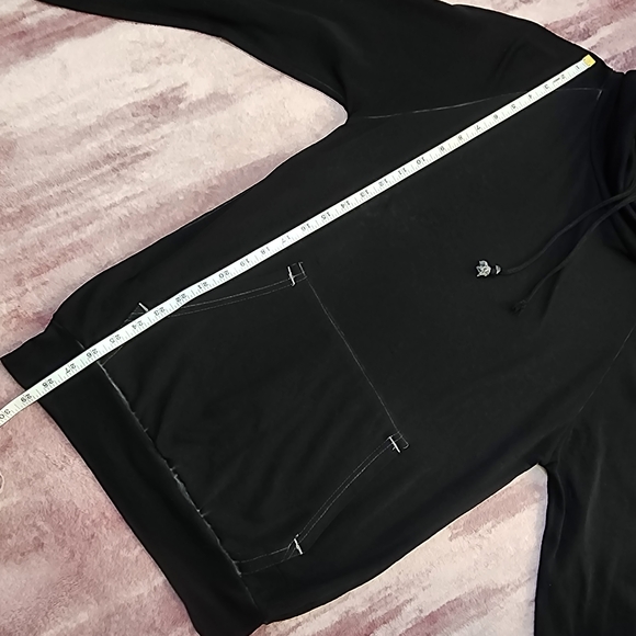 Derek Heart Classic Black Hoodie - Picture 6 of 10